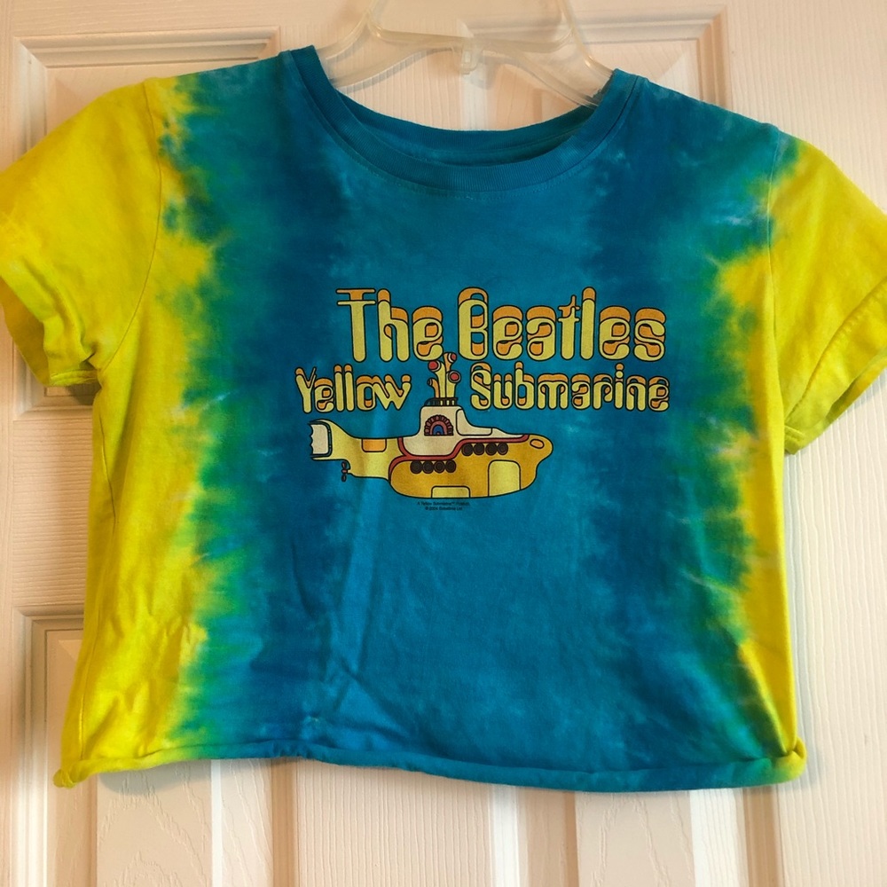 TieDye Crop Top Beatles Tee.